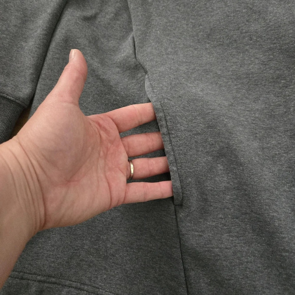 Plus size Zella Amazing Cozy Wrap Jacket in Grey Charcoal size 3X - Picture 6 of 13